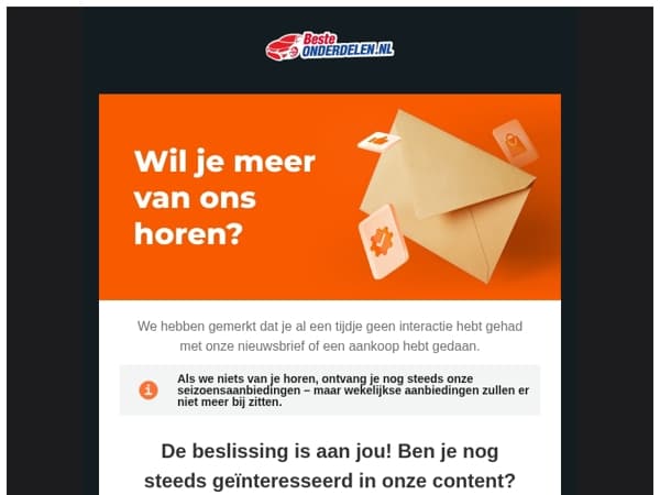  Actie vereist❗Laten we contact houden! 