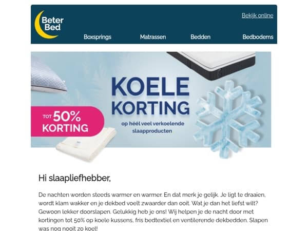 Slapen was nog nooit zo koel! ❄️