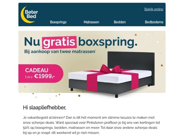 🎉 Pinkstervoordeel: scoor nu mega deals!