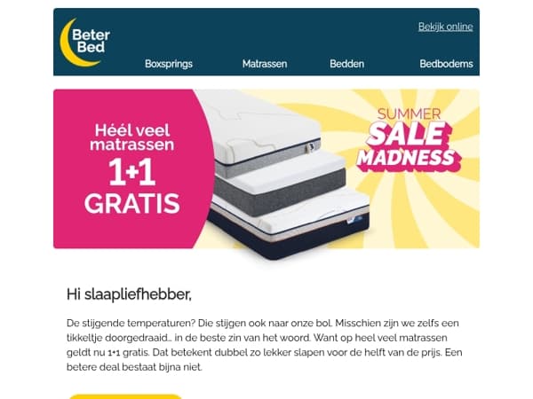 De warmte stijgt naar onze bol…🥵