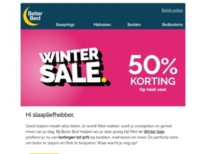 ✨ Beter slapen begint hier! Kortingen tot 50%
