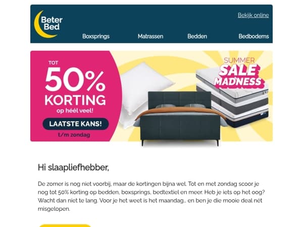 Laatste weekend Summer Madness!