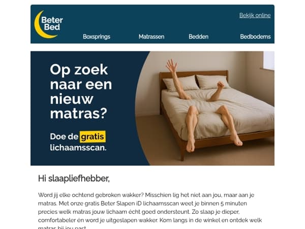 Doe de gratis lichaamsscan!