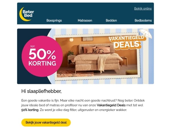 Ook na je vakantie uitgerust wakker?