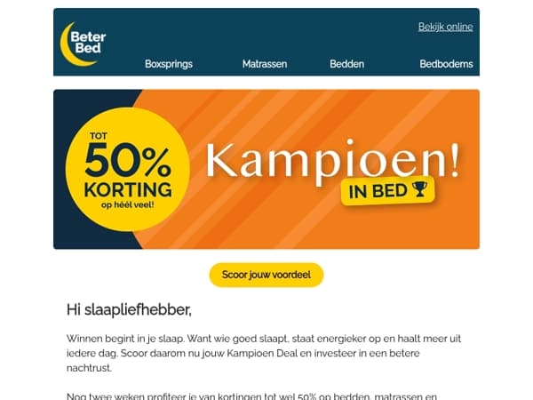 Win je dag, begin 's nachts