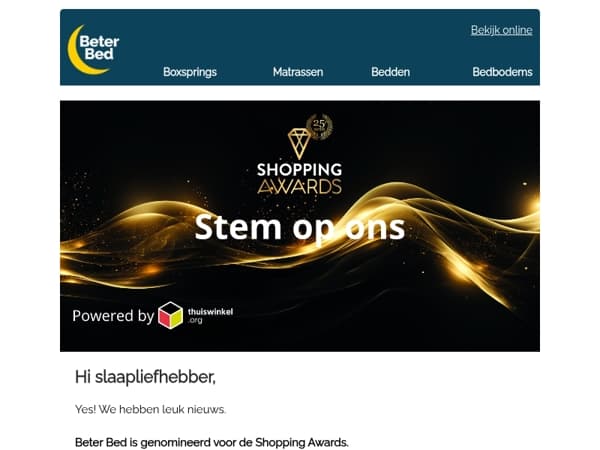 🏆 Help jij ons winnen?