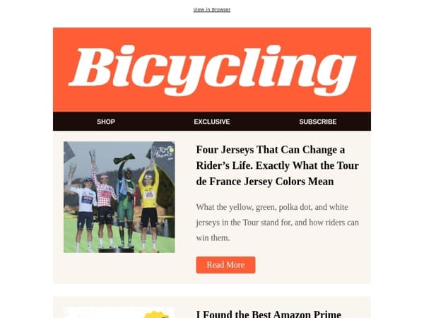 Four Jerseys That Can Change a Rider’s Life. Exactly What the Tour de France Jersey Colors Mean