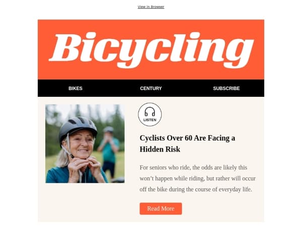 Cyclists Over 60 Are Facing a Hidden Risk