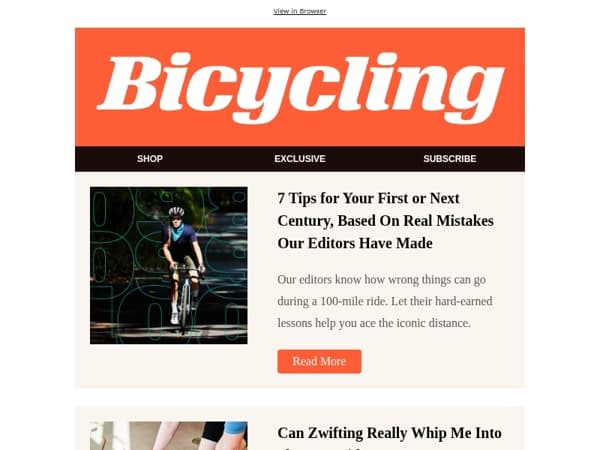 7 Tips for Your First or Next Century, Based On Real Mistakes Our Editors Have Made