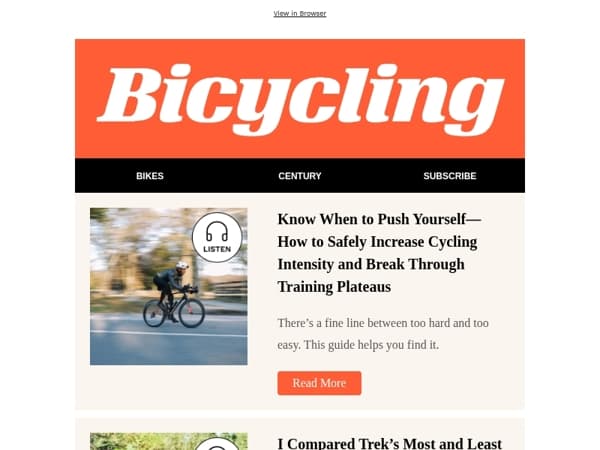 Know When to Push Yourself—How to Safely Increase Cycling Intensity and Break Through Training Plateaus