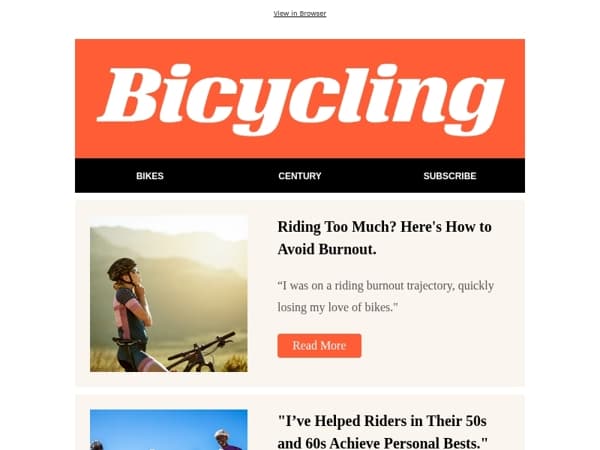 Riding Too Much? Here's How to Avoid Burnout.