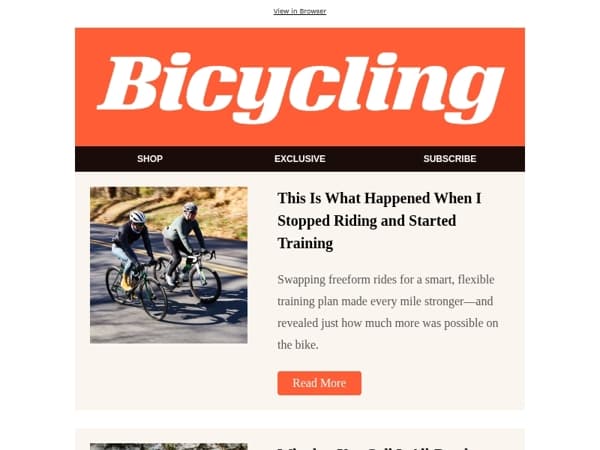 This Is What Happened When I Stopped Riding and Started Training