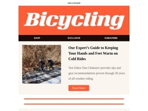 Our Expert’s Guide to Keeping Your Hands and Feet Warm on Cold Rides