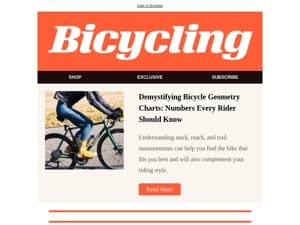 Demystifying Bicycle Geometry Charts: Numbers Every Rider Should Know
