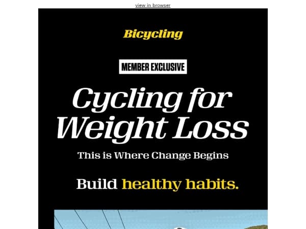 Coming Soon: Bicycling's Cycling for Weight Loss