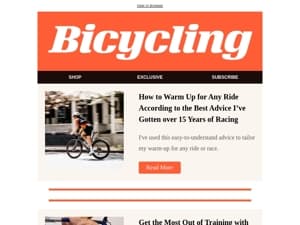 How to Warm Up for Any Ride According to the Best Advice I’ve Gotten over 15 Years of Racing