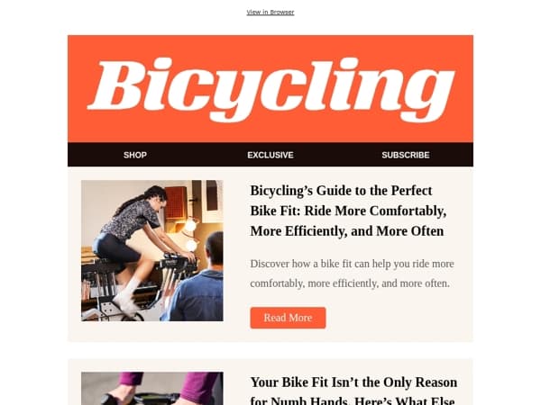 Bicycling’s Guide to the Perfect Bike Fit: Ride More Comfortably, More Efficiently, and More Often