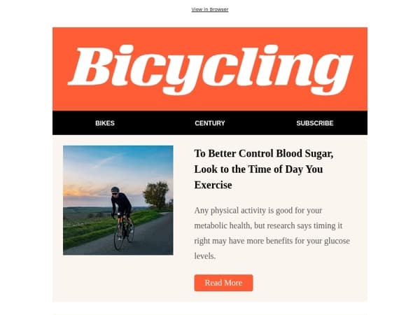 To Better Control Blood Sugar, Look to the Time of Day You Exercise