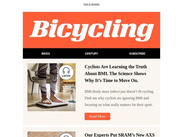 Cyclists Are Learning the Truth About BMI. The Science Shows Why It’s Time to Move On.