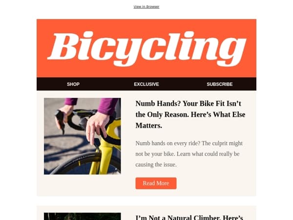 Numb Hands? Your Bike Fit Isn’t the Only Reason. Here’s What Else Matters.