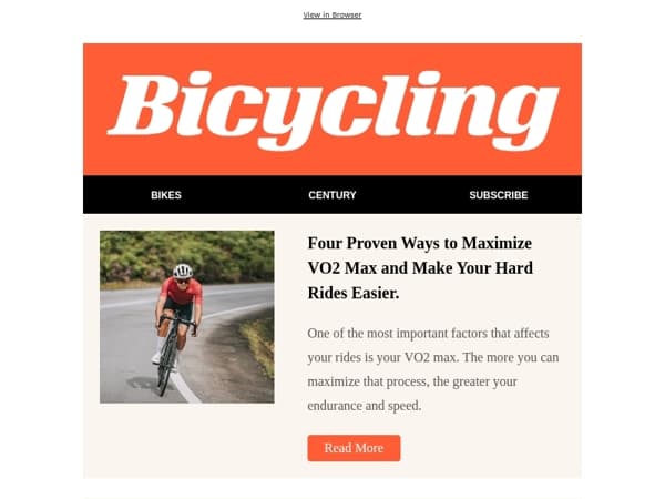 Four Proven Ways to Maximize VO2 Max and Make Your Hard Rides Easier