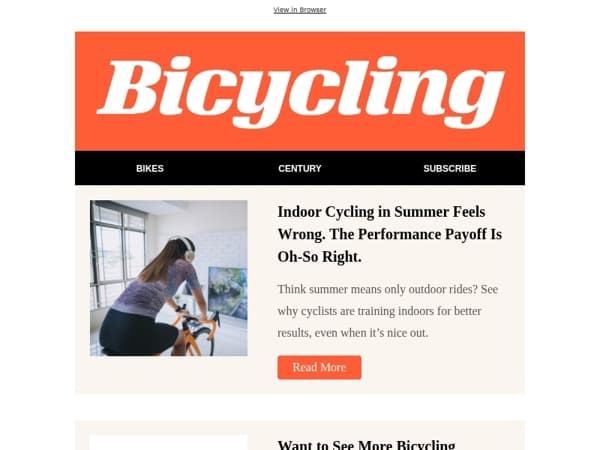 Indoor Cycling in Summer Feels Wrong. The Performance Payoff Is Oh-So Right.