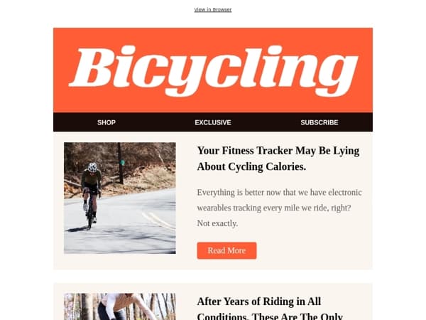 Your Fitness Tracker May Be Lying About Cycling Calories.