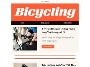 4-Week Off-Season Cycling Plan to Keep You Strong and Fit