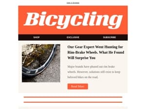 Our Gear Expert Went Hunting for Rim-Brake Wheels. What He Found Will Surprise You