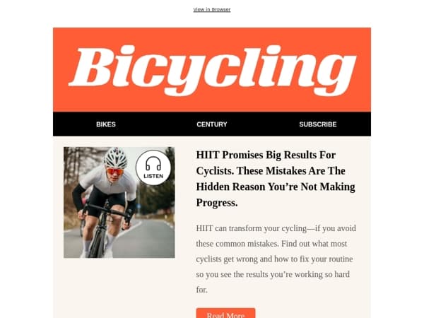 HIIT Promises Big Results For Cyclists. These Mistakes Are The Hidden Reason You’re Not Making Progress.