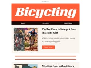 The Best Places to Splurge & Save on Cycling Gear