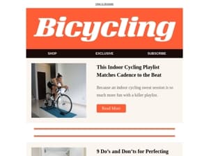 This Indoor Cycling Playlist Matches Cadence to the Beat