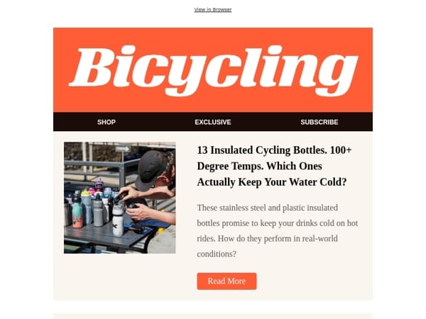 13 Insulated Cycling Bottles. 100+ Degree Temps. Which Ones Actually Keep Your Water Cold?