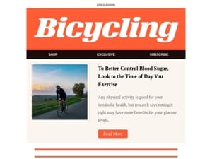 To Better Control Blood Sugar, Look to the Time of Day You Exercise