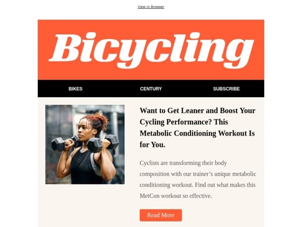 Want to Get Leaner and Boost Your Cycling Performance? This Metabolic Conditioning Workout Is for You.