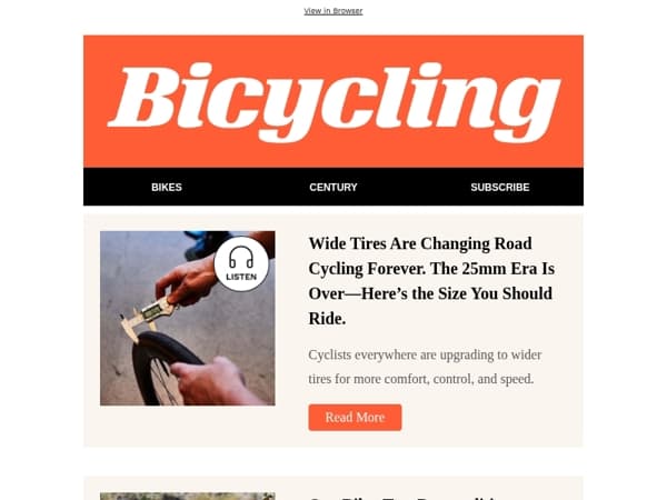 Wide Tires Are Changing Road Cycling Forever. The 25mm Era Is Over—Here’s the Size You Should Ride.