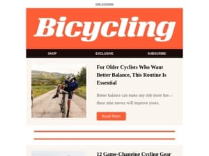 For Older Cyclists Who Want Better Balance, This Routine Is Essential