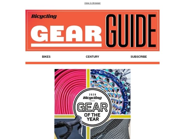 Bicycling’s Gear of the Year 2026