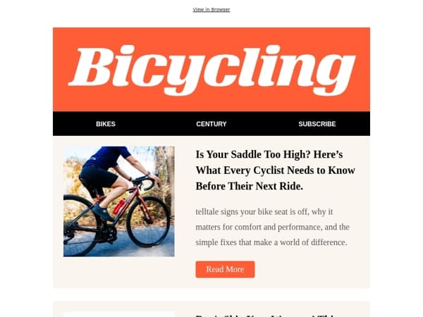 Is Your Saddle Too High? Here’s What Every Cyclist Needs to Know Before Their Next Ride.