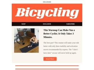 This Warmup Can Make You a Better Cyclist. It Only Takes 3 Minutes.