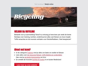 Welkom bij Bicycling!