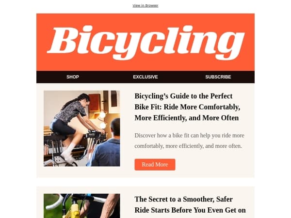 Bicycling’s Guide to the Perfect Bike Fit: Ride More Comfortably, More Efficiently, and More Often