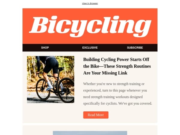 Building Cycling Power Starts Off the Bike—These Strength Routines Are Your Missing Link