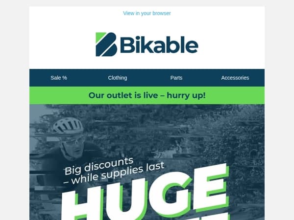 Huge outlet – great prices on popular brands 🔥