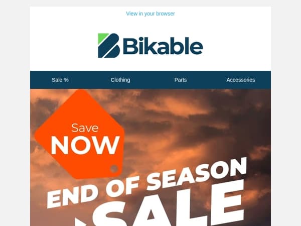 END OF SEASON SALE