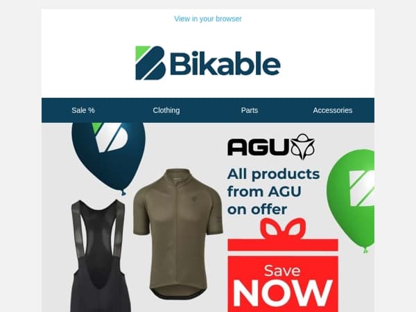 We’re celebrating our birthday - big savings on AGU