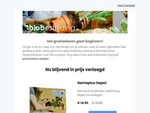 Korting op preventieve aaltjes! 🌱 Bescherm planten in het groeiseizoen