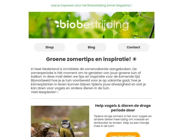 Het Biobestrijding Zomermagazine 💚