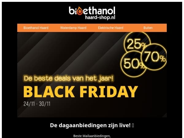 Bespaar 30% op geselecteerde terrasverwarmers 🔥