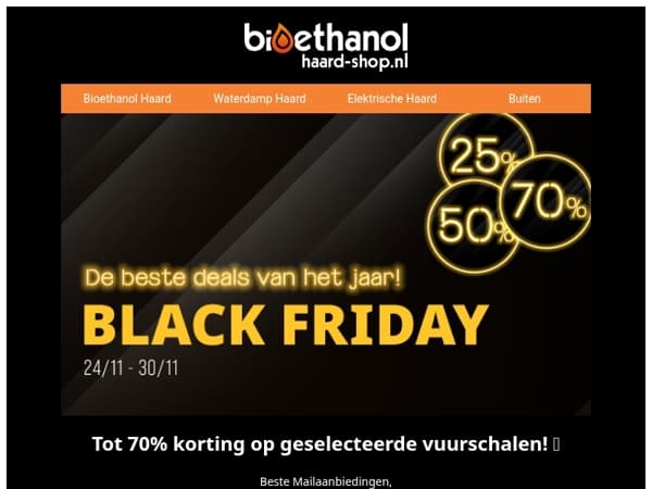 Tot 70% korting op onze outdoorcollectie! 🔥